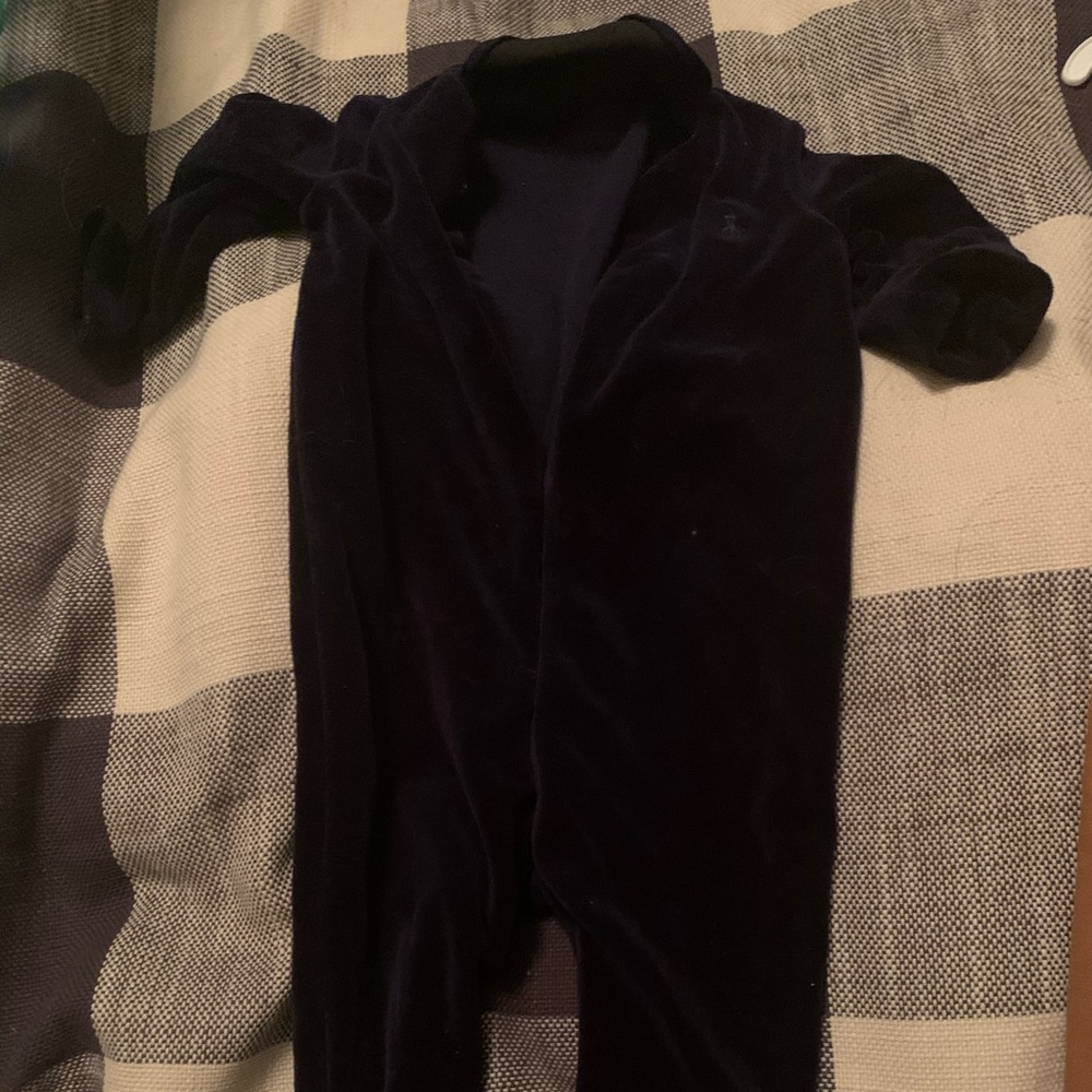 Ralph Lauren velour snap sleeper